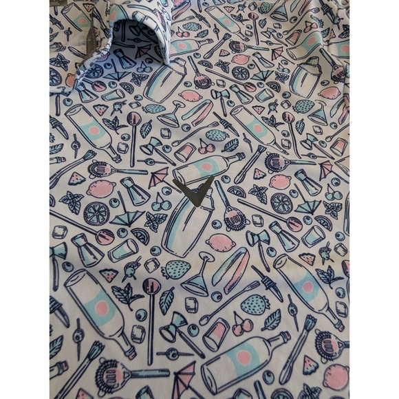 New Callaway Golf Short Sleeve Essential Drink Coffee Polo Bright White‎ Medium - Picture 4 of 7